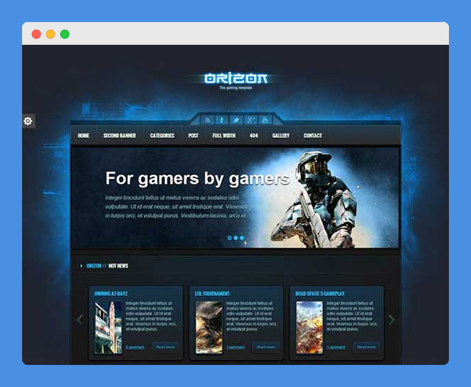 Detail Template Games Wordpress Nomer 4