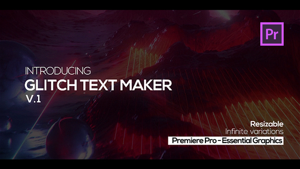 Detail Template Glitch Premiere Pro Nomer 32