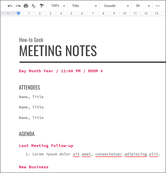 Detail Template Google Doc Nomer 5