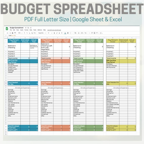 Detail Template Google Sheet Budget Nomer 12