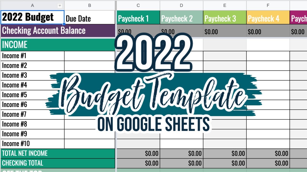Detail Template Google Sheet Budget Nomer 17