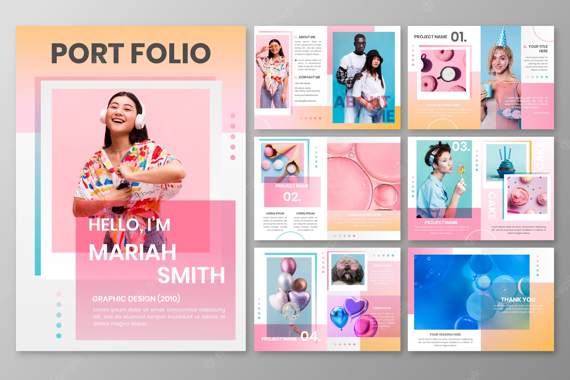 Detail Template Graphic Design Portfolio Nomer 13