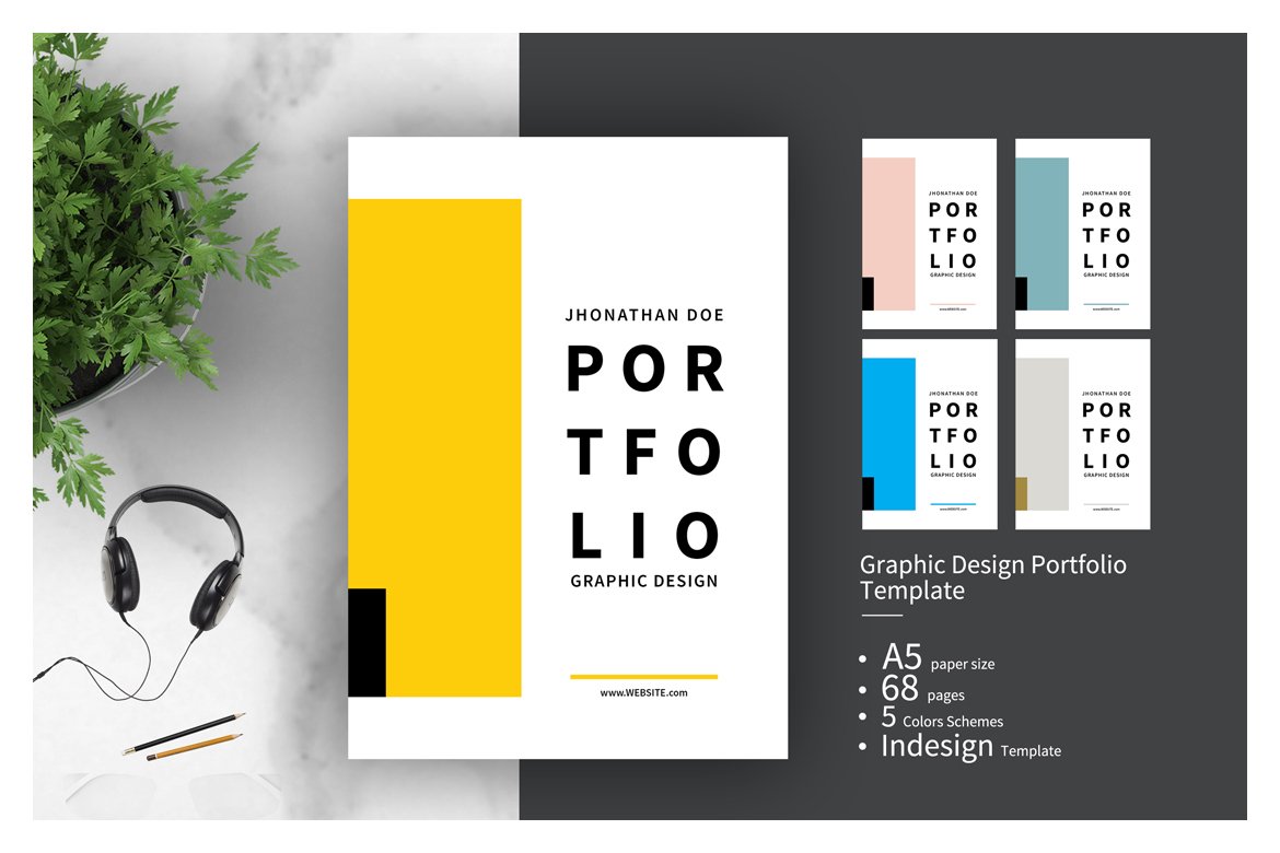 Detail Template Graphic Design Portfolio Nomer 3