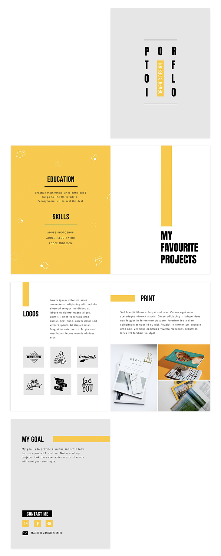 Detail Template Graphic Design Portfolio Nomer 22