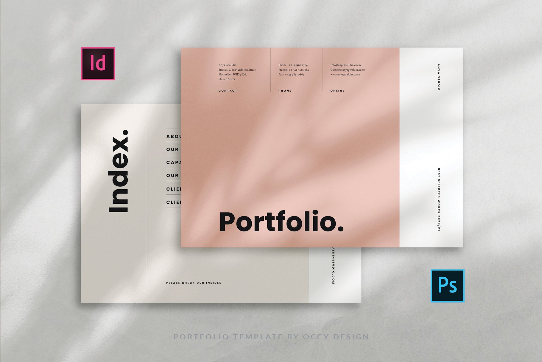 Detail Template Graphic Design Portfolio Nomer 38