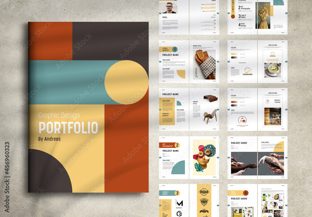 Detail Template Graphic Design Portfolio Nomer 40