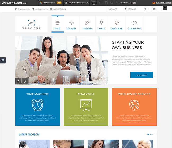 Detail Template Gratis Joomla 3 Nomer 3