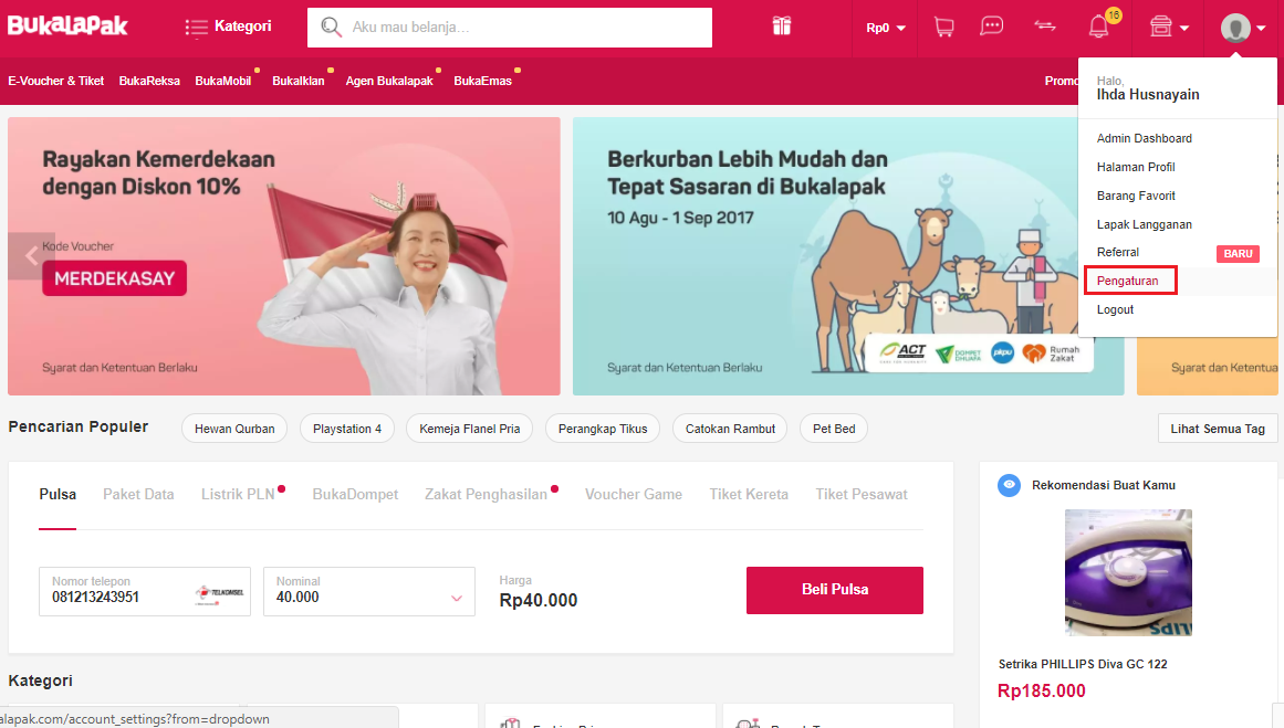 Template Header Bukalapak - KibrisPDR