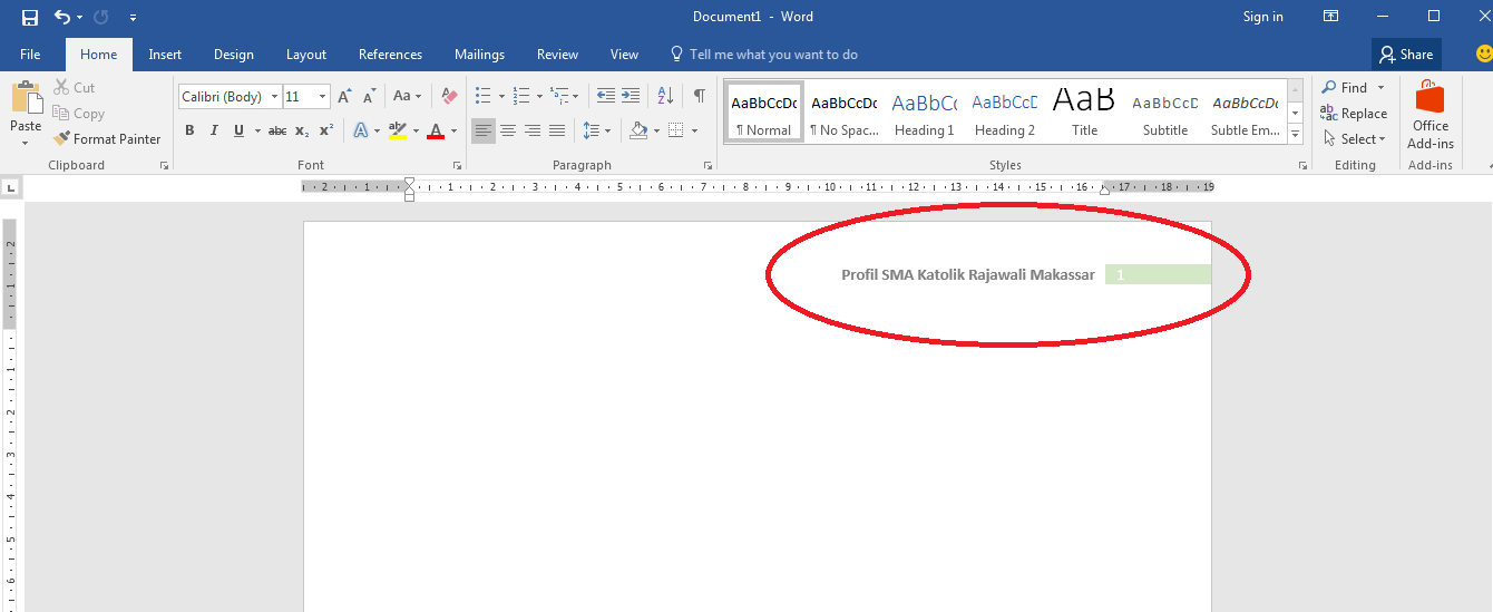 Detail Template Header Footer Word Nomer 22