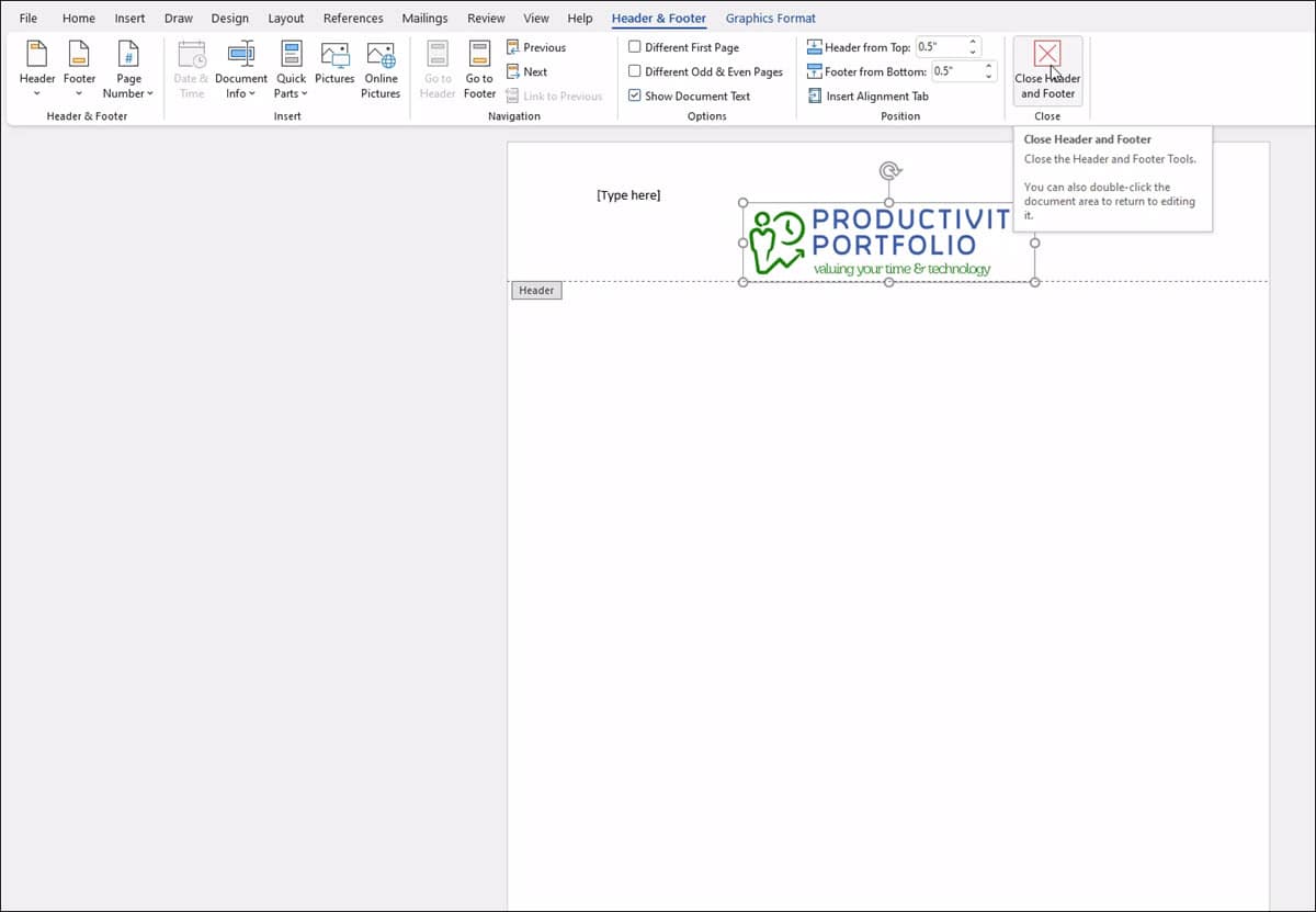 Detail Template Header Footer Word Nomer 34
