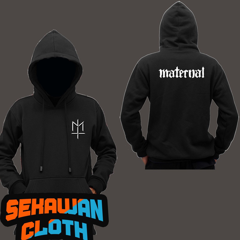 Detail Template Hoodie Hitam Nomer 8