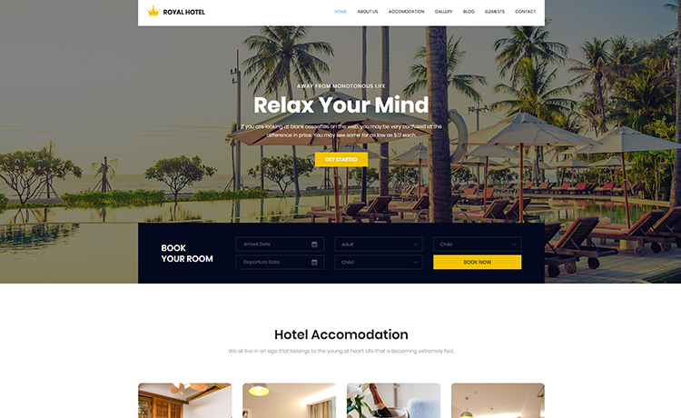 Template Hotel Bootstrap 4 - KibrisPDR