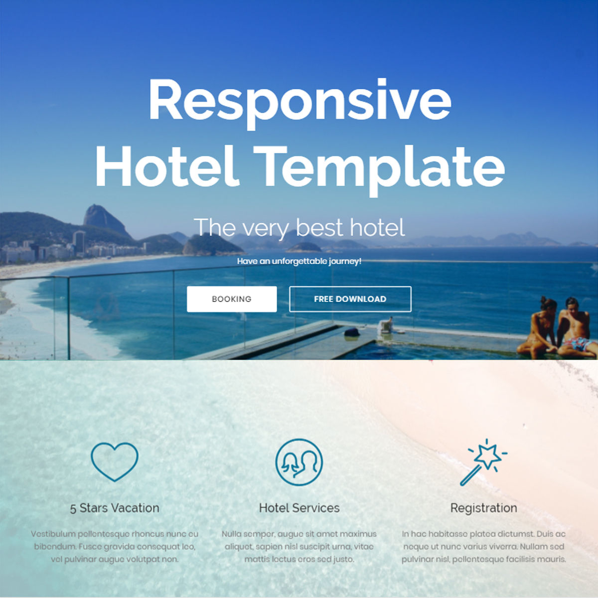 Detail Template Hotel Bootstrap 4 Nomer 22