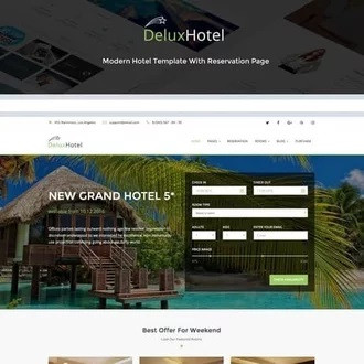 Detail Template Hotel Bootstrap 4 Nomer 35