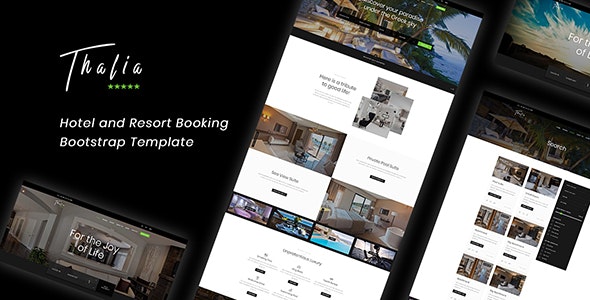Detail Template Hotel Bootstrap 4 Nomer 46