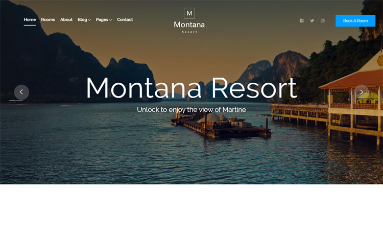 Detail Template Hotel Bootstrap 4 Nomer 9