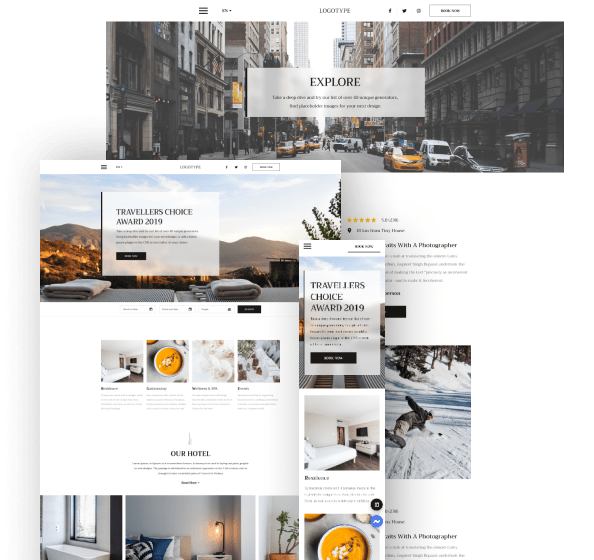 Detail Template Hotel Html Nomer 19
