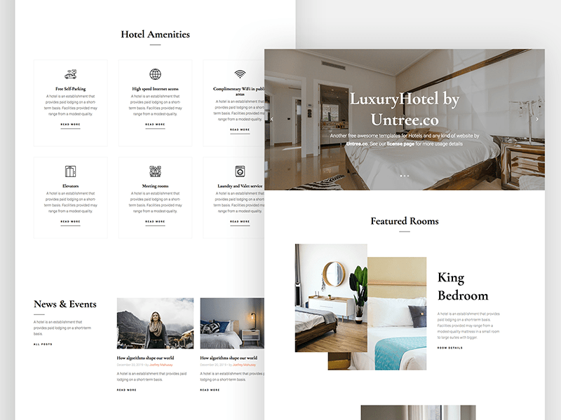 Detail Template Hotel Html Nomer 4