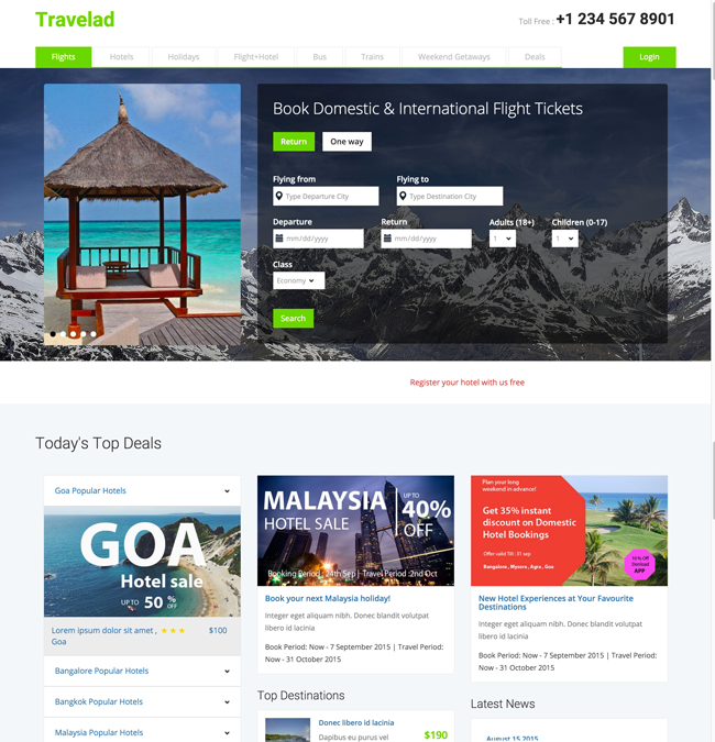 Detail Template Hotel Html Nomer 45