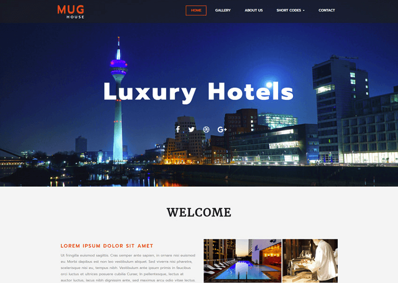 Detail Template Hotel Html Nomer 7