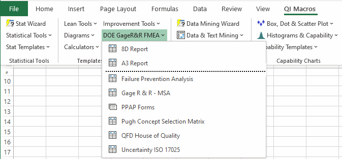 Detail Template House Of Quality Excel Nomer 26