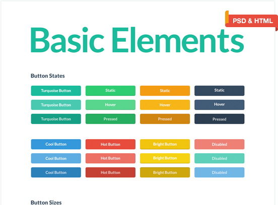 Detail Template Html Flat Design Nomer 22