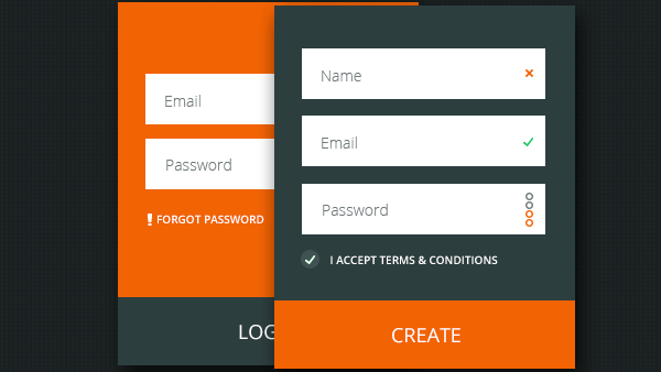 Detail Template Html Flat Design Nomer 28