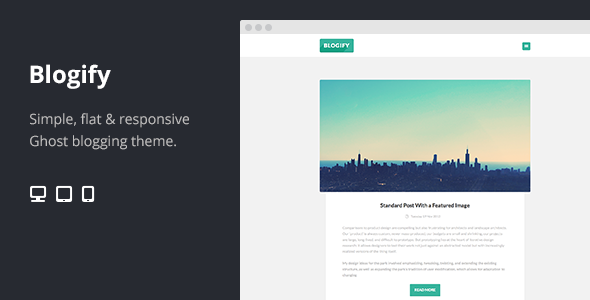 Detail Template Html Flat Design Nomer 8