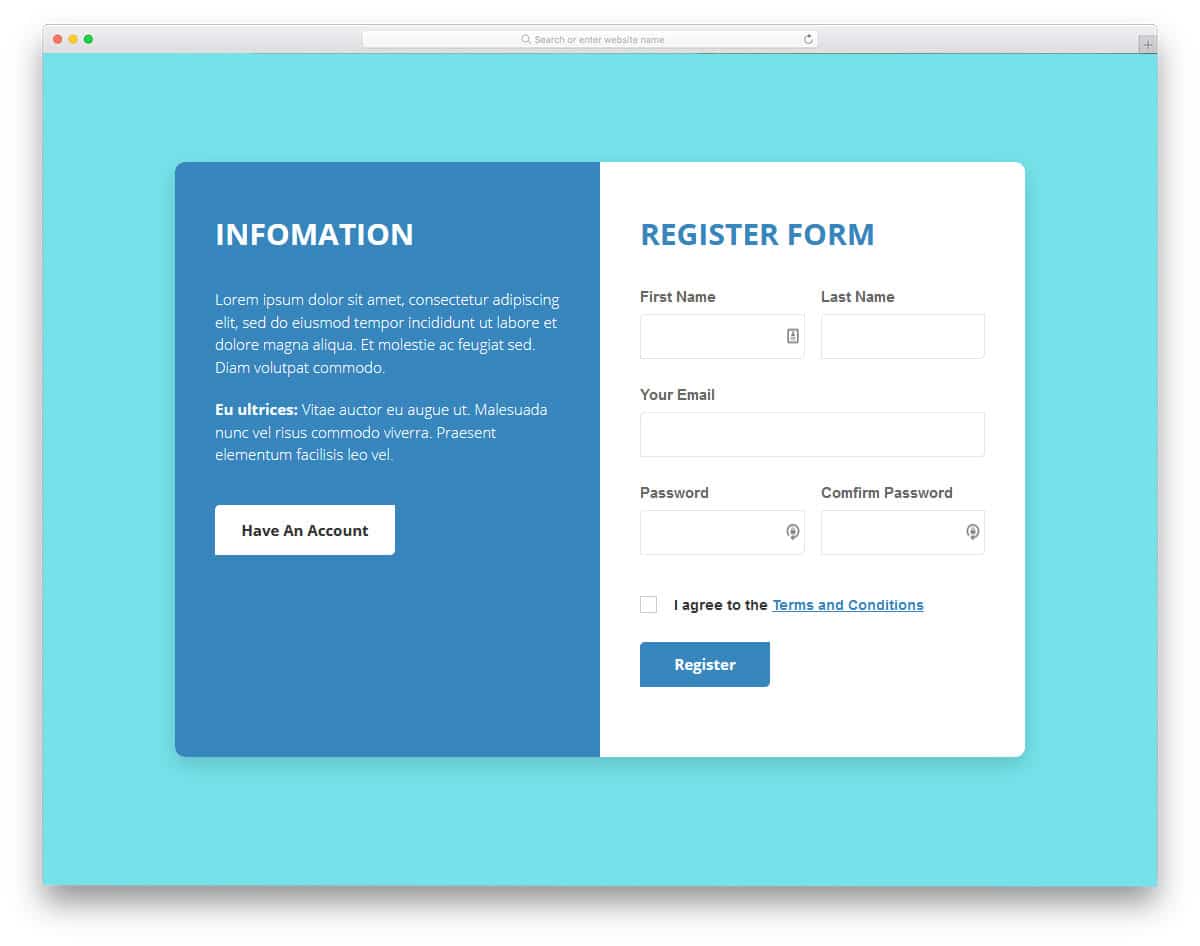 Detail Template Html Forum Nomer 40