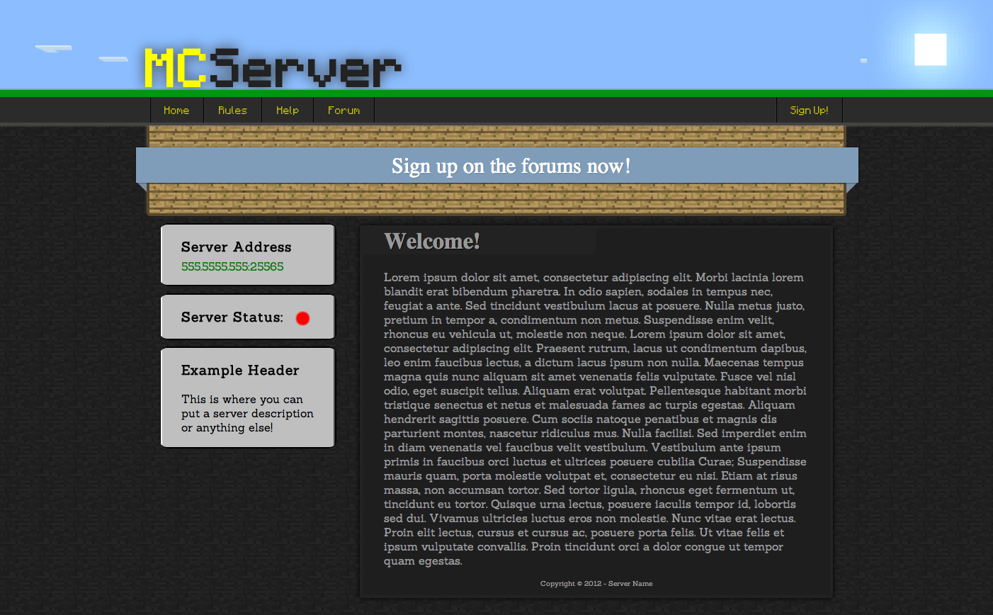 Detail Template Html Forum Nomer 43