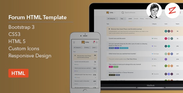 Detail Template Html Forum Nomer 6