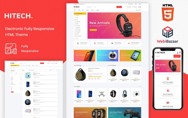 Template Html5 Ecommerce - KibrisPDR