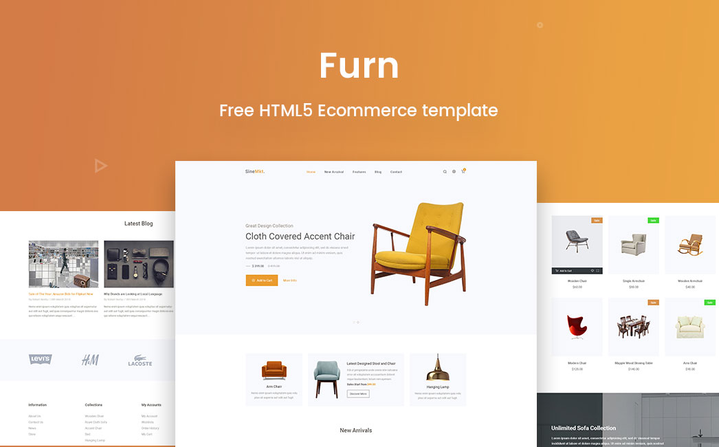 Detail Template Html5 Ecommerce Nomer 4