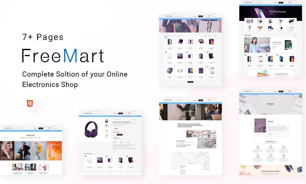 Detail Template Html5 Ecommerce Nomer 32