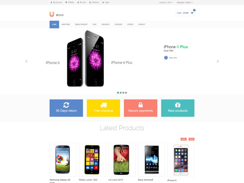 Detail Template Html5 Ecommerce Nomer 49