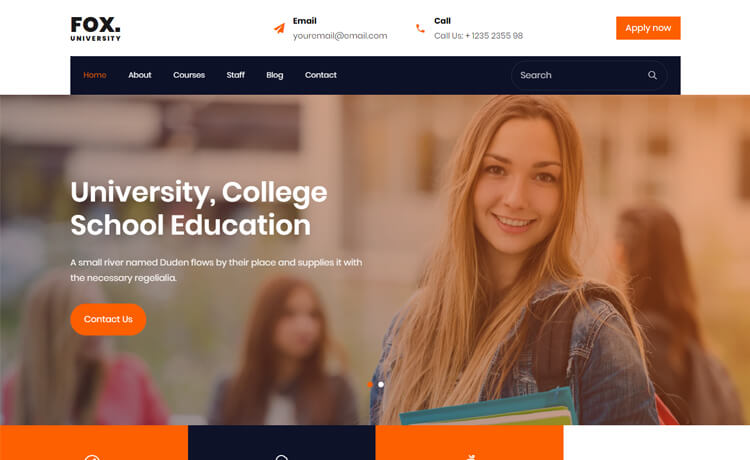 Detail Template Html5 Education Nomer 13