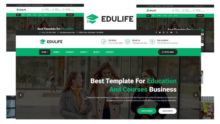 Detail Template Html5 Education Nomer 14