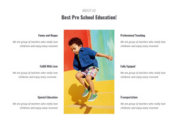 Detail Template Html5 Education Nomer 18