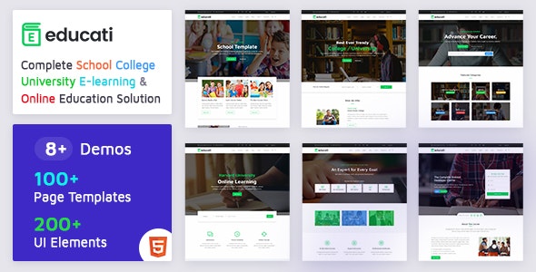 Detail Template Html5 Education Nomer 28