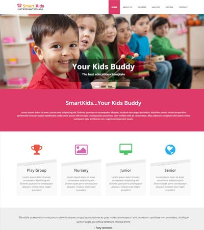 Detail Template Html5 Education Nomer 33