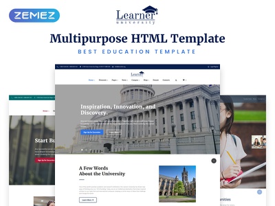 Detail Template Html5 Education Nomer 34