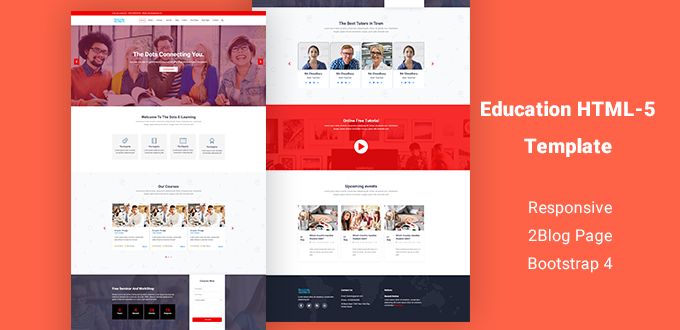 Detail Template Html5 Education Nomer 42