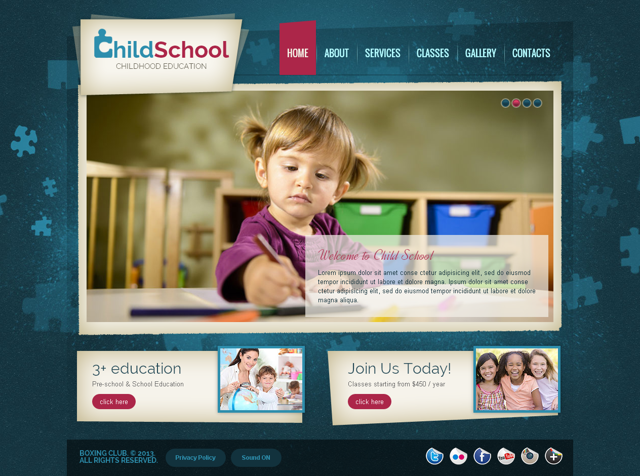 Detail Template Html5 Education Nomer 5