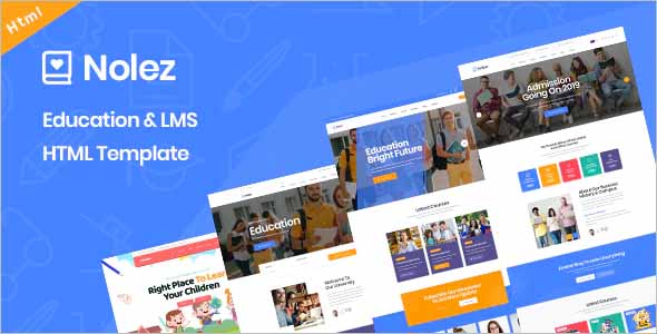 Detail Template Html5 Education Nomer 43