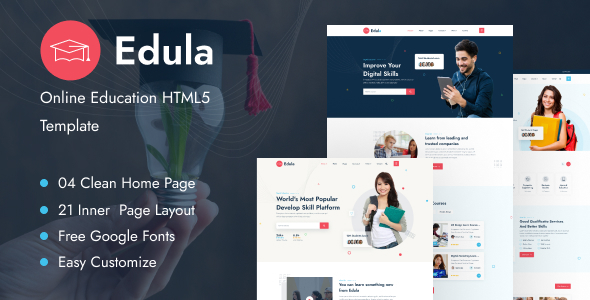 Detail Template Html5 Education Nomer 46