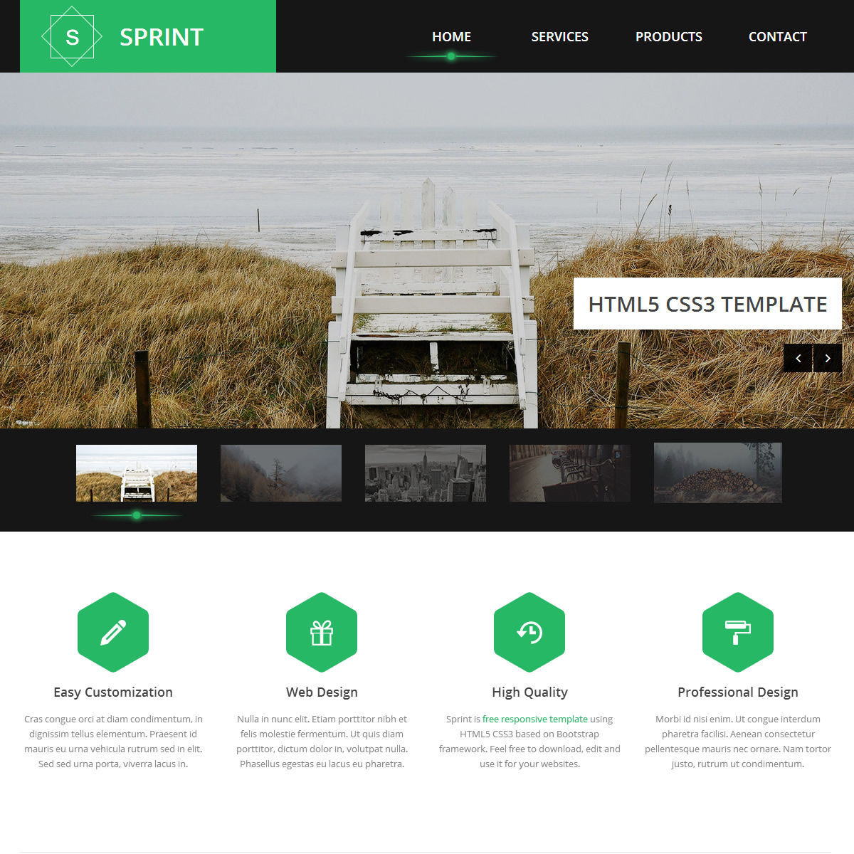Detail Template Html5 Free Nomer 10