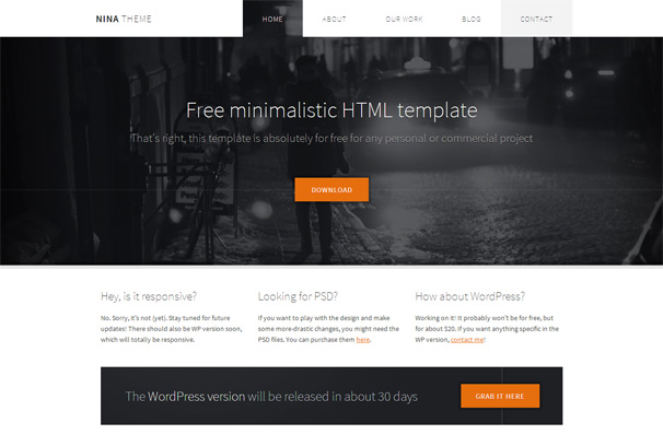 Detail Template Html5 Free Nomer 21