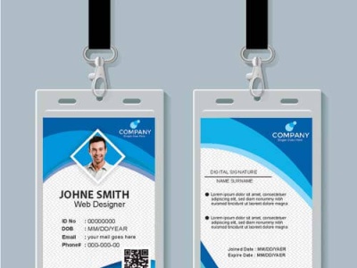 Detail Template Id Card Corel Nomer 13