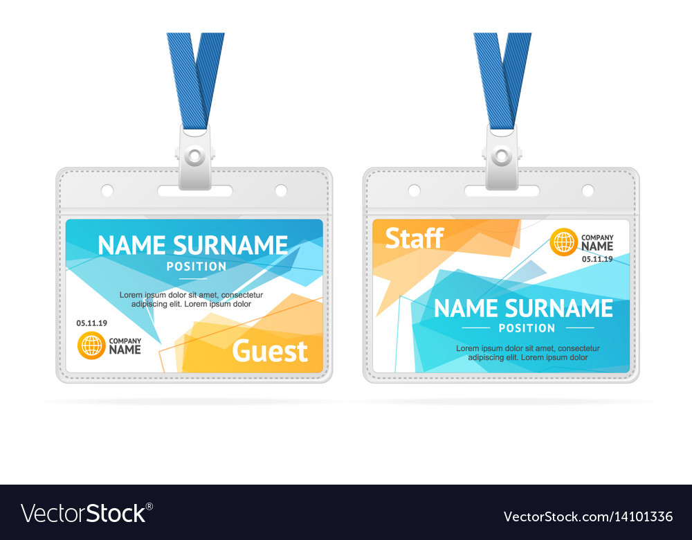 Detail Template Id Card Corel Nomer 40