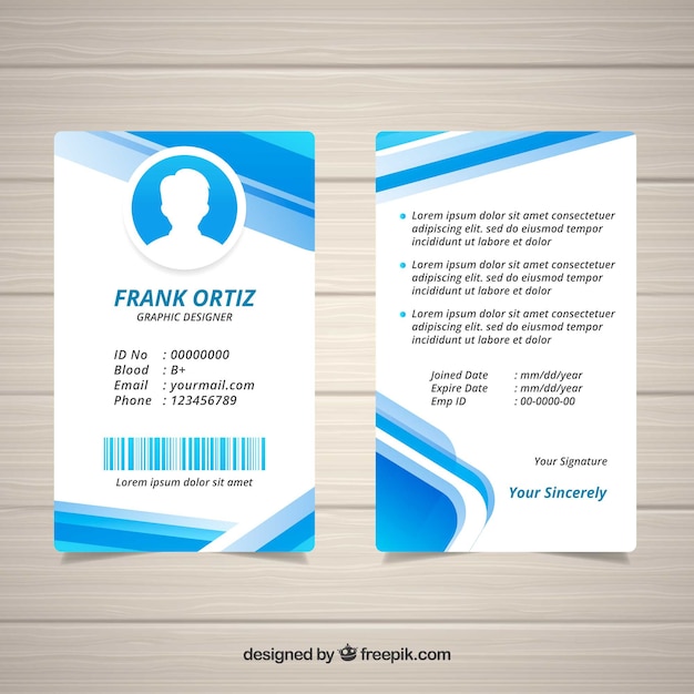 Detail Template Id Card Png Nomer 2